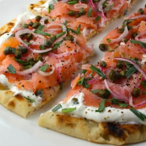 Smoked Salmon Pizza - Sgambaro’s Signature Seafoods Inc
